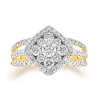 Anillo en oro con Diamante VVS1 (G)