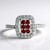 Anello in argento con Rubino Tanzania (Adela Silber)