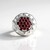 Anello in argento con Spinello Rosso (de Melo Essence)