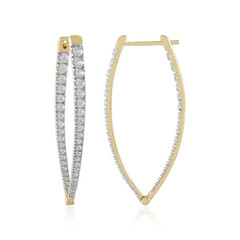 Zirkon-Silberohrringe