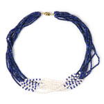 Collar en plata con Lapislázuli (Riya)