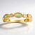 Bague en argent et Opale d'Australie