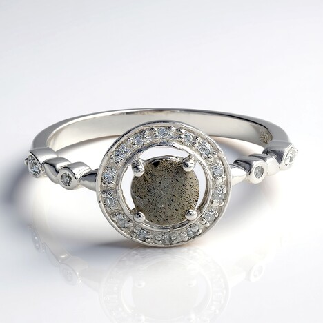 Anello in argento con Spectrolite