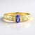 Anello in argento con Tanzanite