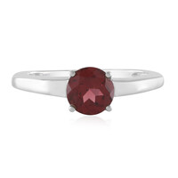 Bague en argent et Grenat du Mozambique