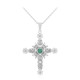 Collana in argento con Smeraldo
