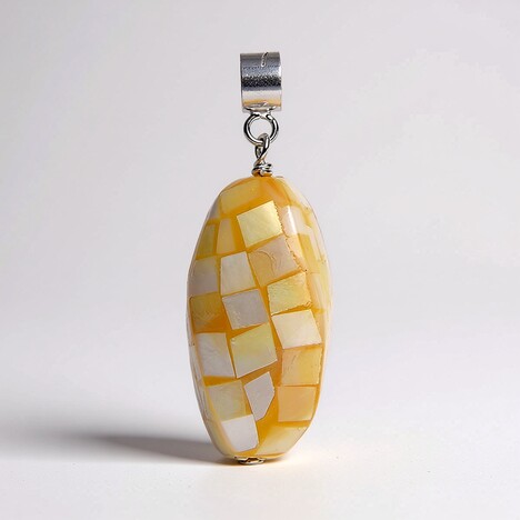 Ciondolo in argento con Madreperla (MONOSONO COLLECTION)