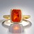 Anello in oro con Opale di Fuoco Messicano (CIRARI)