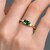 Anillo en oro con Turmalina verde Benedito (Adela Gold)