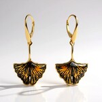 Pendientes en plata con Ámbar báltico (dagen)