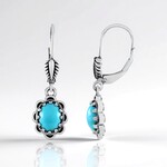 Orecchini in argento con Turchese (Desert Chic)