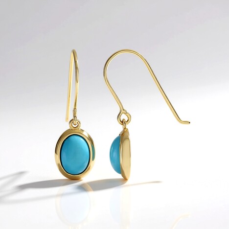 Orecchini in argento con Turchese Sleeping Beauty