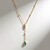 Collier en or et Emeraude de Zambie AAA (CIRARI)