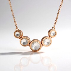 Collana in argento con Labradorite Verde Maniry (KM by Juwelo)