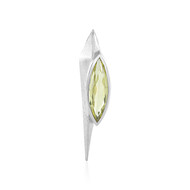 Zawieszka ze srebra platynowanego - Kwarc Ouro Verde (MONOSONO COLLECTION)