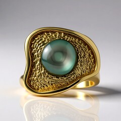 Anello in argento con Perla Tahitiana (TPC)