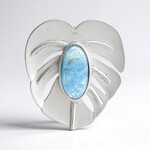 Ciondolo in argento con Acquamarina Brasiliana