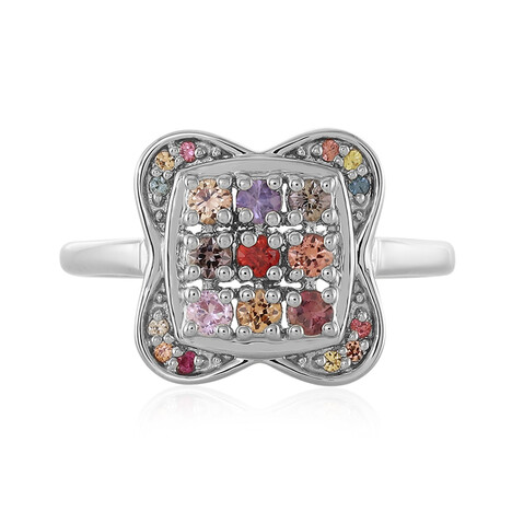 Anillo en plata con Zafiro