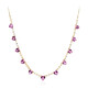 Collana in oro con Zaffiro Rosa (CIRARI)