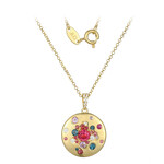 Collier en argent et Topaze bleu de Londres (Adela Silber)