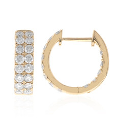 Pendientes en oro con Diamante SI2 (H)