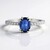 Anello in argento con Cianite del Nepal