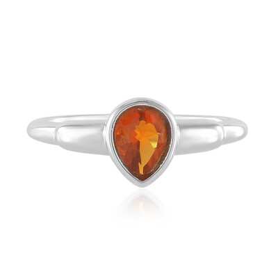 Anello in argento con Opale di Fuoco Messicano