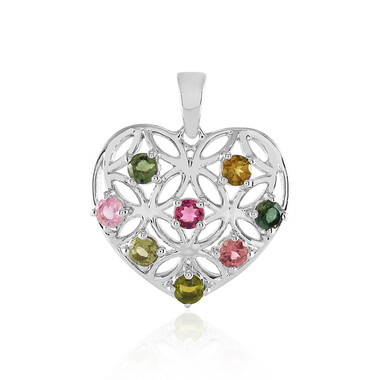 Pendentif en argent et Tourmaline