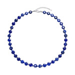Sodalith-Silberhalskette