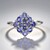 Bague en argent et Tanzanite