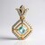 14K Brazilian Paraiba Tourmaline Gold Pendant (AMAYANI)