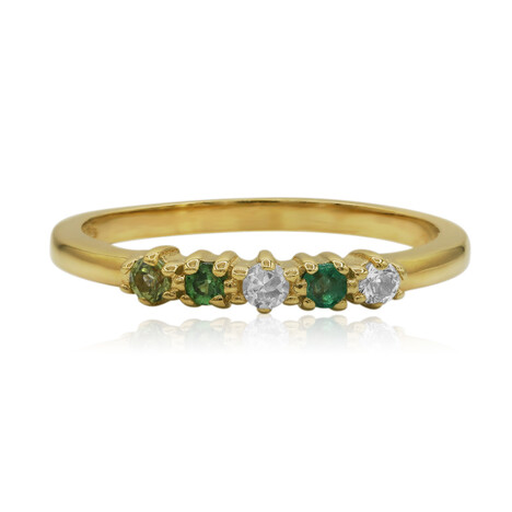 Zilveren ring met een peridoot