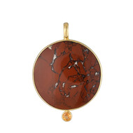 Pendentif en argent et Agate dragon (Bali Barong)