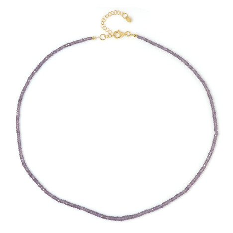 Collana in argento con Zaffiro Ceylon Porpora
