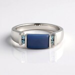 Blue Opal Silver Ring (KM by Juwelo)