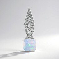 Colgante en plata con Ópalo Welo AAA (de Melo Essence)