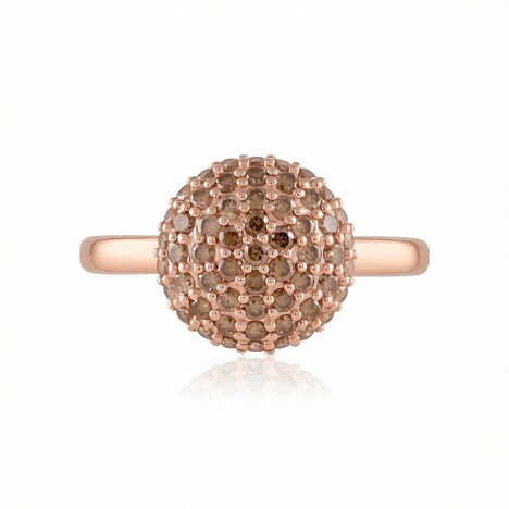 Anillo en oro con Diamante champán I2 (de Melo Gold)