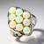 Anello in argento con Opale di Welo