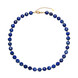 Lapislazuli-Silberhalskette