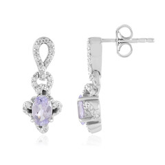 Orecchini in argento con Tanzanite (non riscaldata)