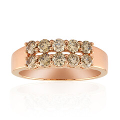 Anello in oro con Diamante Rose de France SI1 di Argyle