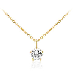 White Topaz Silver Necklace
