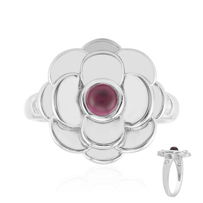 Anello in argento con Rodolite della Rift Valley (Remy Rotenier)