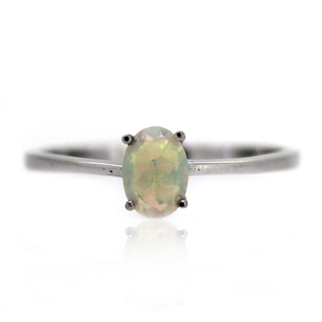 Anello in argento con Opale di Welo