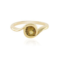 Anello in argento con Tanzanite Gialla (non riscaldata)