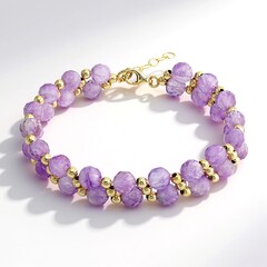 Bracciale in argento con Ametista