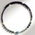 Collana rigida in acciaio con Acquamarina Brasiliana (Riya)