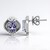 Boucles d'oreilles en argent et Tanzanite lilas  (Pallanova)