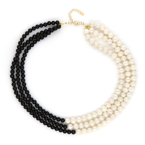 Collar en plata con Ónix negro
