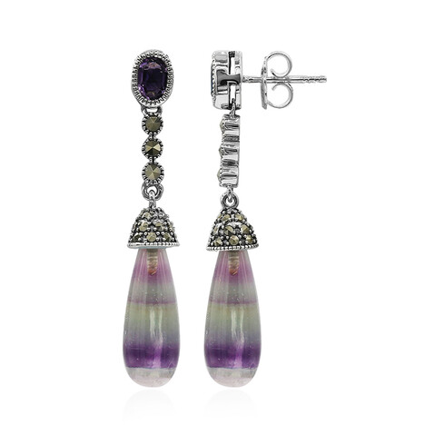 Orecchini in argento con Fluorite (Annette classic)